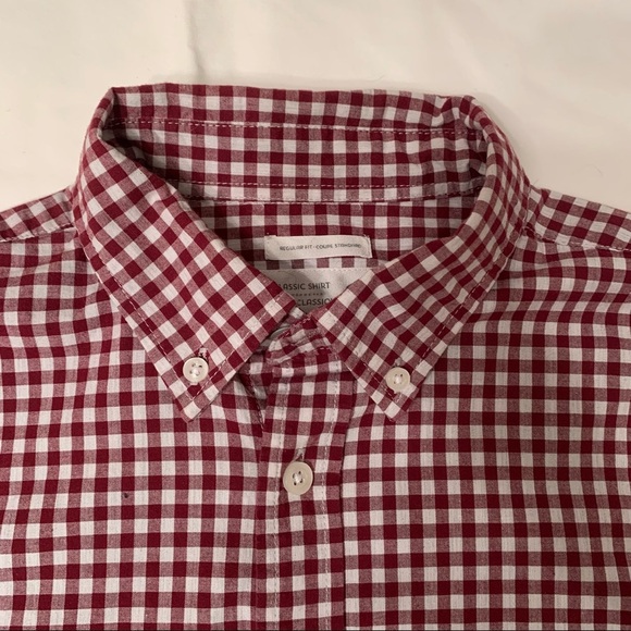 Old Navy Men’s Checkered Button Down Shirt Sz S - Picture 3 of 6